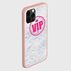 Чехол для iPhone 12 Pro Max Vip, цвет: 3D-светло-розовый — фото 2