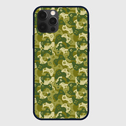 Чехол для iPhone 12 Pro Max Gamer - камуфляж, цвет: 3D-черный