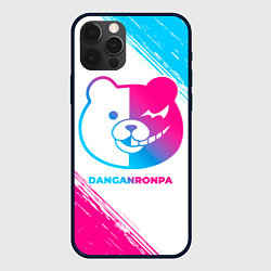 Чехол для iPhone 12 Pro Max Danganronpa neon gradient style, цвет: 3D-черный