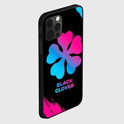 Чехол для iPhone 12 Pro Max Black Clover - neon gradient, цвет: 3D-черный — фото 2
