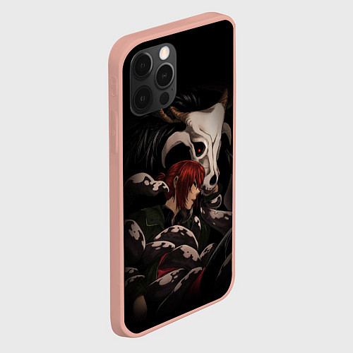 Чехол iPhone 12 Pro Max Элиас и Тисэ / 3D-Светло-розовый – фото 2