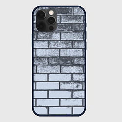 Чехол для iPhone 12 Pro Max Grey wall, цвет: 3D-черный