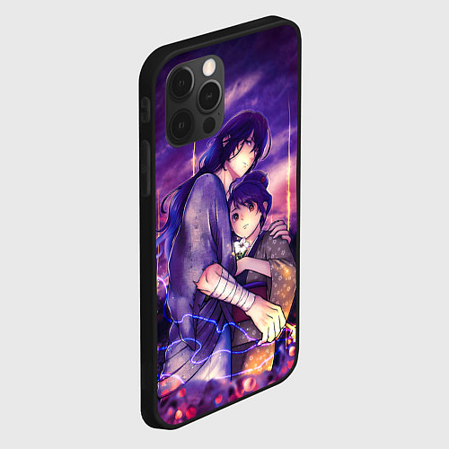 Чехол iPhone 12 Pro Max Сота Мунаката и Судзуме / 3D-Черный – фото 2