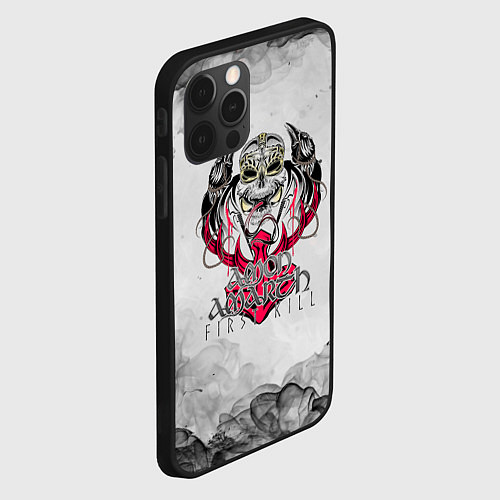 Чехол iPhone 12 Pro Max Amon Amarth first kill / 3D-Черный – фото 2