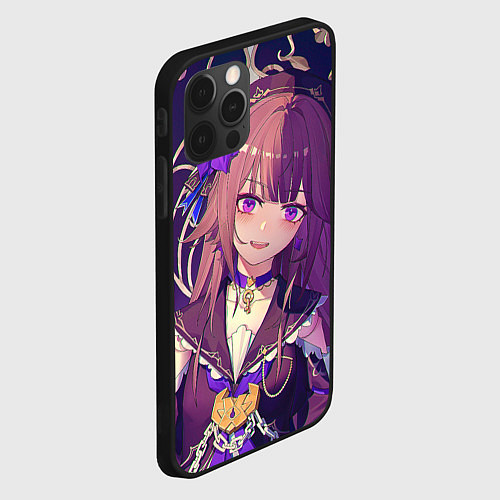 Чехол iPhone 12 Pro Max Хонкай Стар Рейл: Герта / 3D-Черный – фото 2