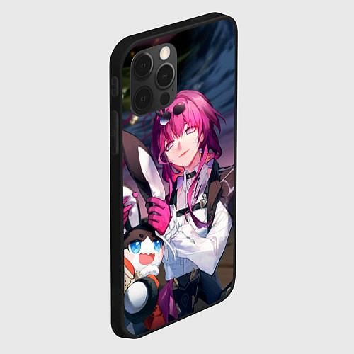 Чехол iPhone 12 Pro Max Кафка с Пом-Пом / 3D-Черный – фото 2