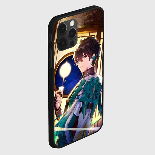 Чехол iPhone 12 Pro Max Хонкай Стар Рейл: Дэн Хенг / 3D-Черный – фото 2