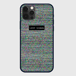 Чехол для iPhone 12 Pro Max Lost signal, цвет: 3D-черный