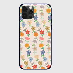 Чехол для iPhone 12 Pro Max Flowers life, цвет: 3D-черный