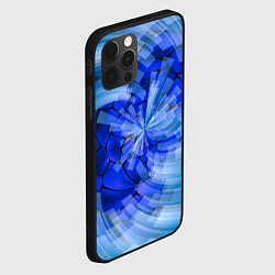 Чехол для iPhone 12 Pro Max Геометрическое цунами, цвет: 3D-черный — фото 2