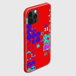 Чехол для iPhone 12 Pro Max Смайлы для настроения, цвет: 3D-красный — фото 2