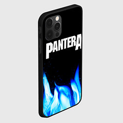 Чехол для iPhone 12 Pro Max Pantera blue fire, цвет: 3D-черный — фото 2