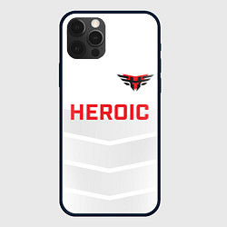 Чехол для iPhone 12 Pro Max Heroic white, цвет: 3D-черный