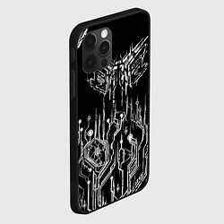Чехол для iPhone 12 Pro Max Киберпанк-модерн, цвет: 3D-черный — фото 2