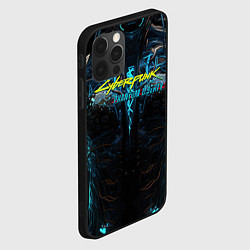 Чехол для iPhone 12 Pro Max Cyberpunk 2077 phantom liberty cyborg, цвет: 3D-черный — фото 2