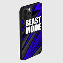 Чехол для iPhone 12 Pro Max Beast mode - синяя униформа, цвет: 3D-черный — фото 2