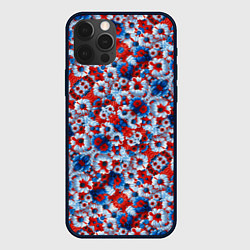 Чехол для iPhone 12 Pro Max Цветы России, цвет: 3D-черный