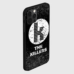 Чехол для iPhone 12 Pro Max The Killers с потертостями на темном фоне, цвет: 3D-черный — фото 2