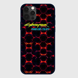 Чехол для iPhone 12 Pro Max Cyberpunk 2077 phantom liberty dark abstract, цвет: 3D-черный