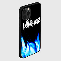 Чехол для iPhone 12 Pro Max Blink 182 blue fire, цвет: 3D-черный — фото 2