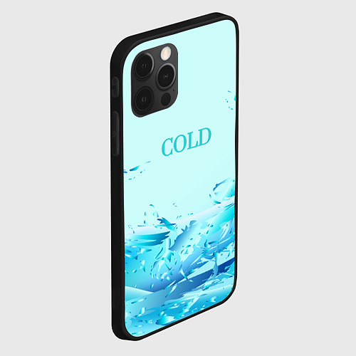 Чехол iPhone 12 Pro Max Cold / 3D-Черный – фото 2