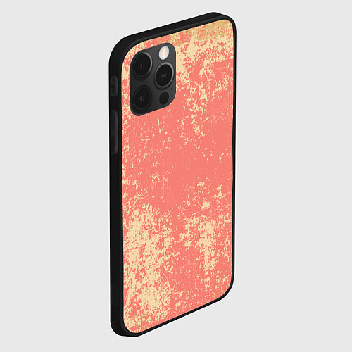 Чехол iPhone 12 Pro Max Crema pattern / 3D-Черный – фото 2