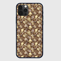 Чехол для iPhone 12 Pro Max Шахматный Король - Chess, цвет: 3D-черный