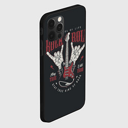 Чехол для iPhone 12 Pro Max Rock and roll - хой, цвет: 3D-черный — фото 2