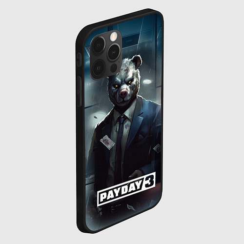 Чехол iPhone 12 Pro Max Payday 3 bear / 3D-Черный – фото 2