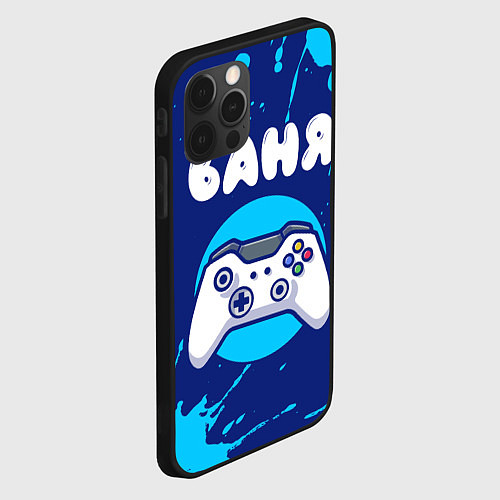 Чехол iPhone 12 Pro Max Ваня геймер / 3D-Черный – фото 2