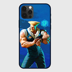 Чехол для iPhone 12 Pro Max Street Fighter 6: Guile, цвет: 3D-черный