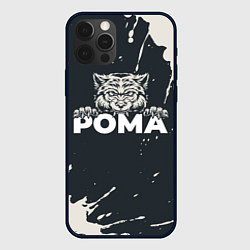Чехол для iPhone 12 Pro Max Рома зубастый волк, цвет: 3D-черный