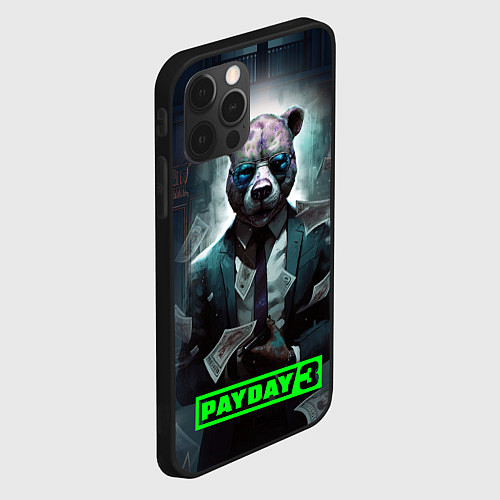 Чехол iPhone 12 Pro Max Payday 3 bear / 3D-Черный – фото 2