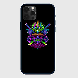 Чехол для iPhone 12 Pro Max Vaporwave CyberSamurai, цвет: 3D-черный