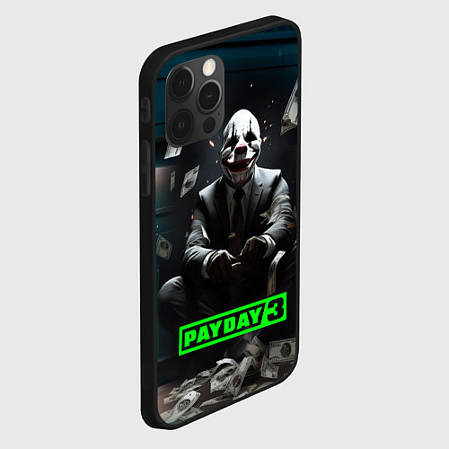 Чехол iPhone 12 Pro Max Payday 3 game / 3D-Черный – фото 2