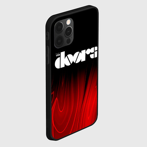 Чехол iPhone 12 Pro Max The Doors red plasma / 3D-Черный – фото 2