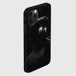 Чехол для iPhone 12 Pro Max Статуя Давида Микеланджело, цвет: 3D-черный — фото 2