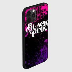 Чехол для iPhone 12 Pro Max Blackpink - neon, цвет: 3D-черный — фото 2