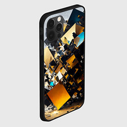 Чехол для iPhone 12 Pro Max Кубический взрывной импульс, цвет: 3D-черный — фото 2