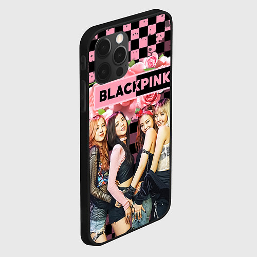 Чехол iPhone 12 Pro Max Blackpink - girls / 3D-Черный – фото 2