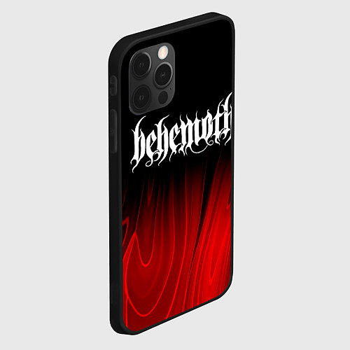 Чехол iPhone 12 Pro Max Behemoth red plasma / 3D-Черный – фото 2