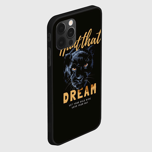 Чехол iPhone 12 Pro Max Let your wild side lead your way / 3D-Черный – фото 2