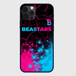 Чехол для iPhone 12 Pro Max Beastars - neon gradient: символ сверху, цвет: 3D-черный