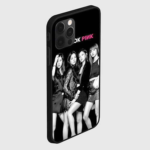 Чехол iPhone 12 Pro Max Blackpink Beautiful girls / 3D-Черный – фото 2