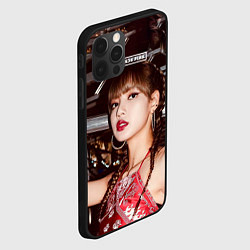 Чехол для iPhone 12 Pro Max Lisa Blackpink, цвет: 3D-черный — фото 2