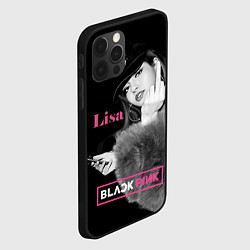 Чехол для iPhone 12 Pro Max Blackpink Lisa fuck, цвет: 3D-черный — фото 2