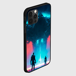 Чехол для iPhone 12 Pro Max Инопланетное вторжение, цвет: 3D-черный — фото 2