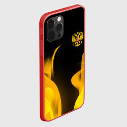 Чехол для iPhone 12 Pro Max Russian style fire, цвет: 3D-красный — фото 2