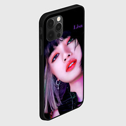 Чехол для iPhone 12 Pro Max Blackpink Lisa brunette, цвет: 3D-черный — фото 2