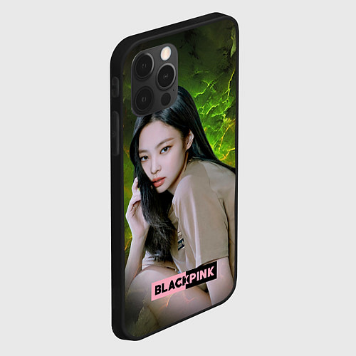 Чехол iPhone 12 Pro Max Jennie Blackpink / 3D-Черный – фото 2